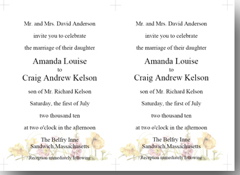 All Flowers Invitation Templates
