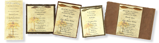 Seeded Custom Invitations