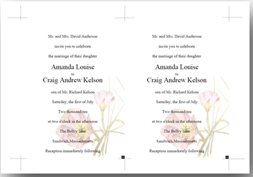 Primrose Invitation Templates